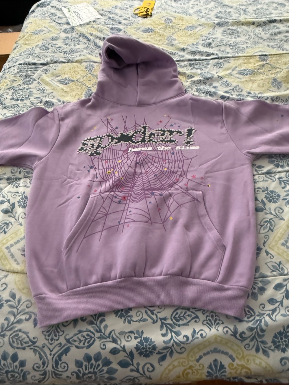 Sp5der Acai Lavender Fleece Hoodie size S